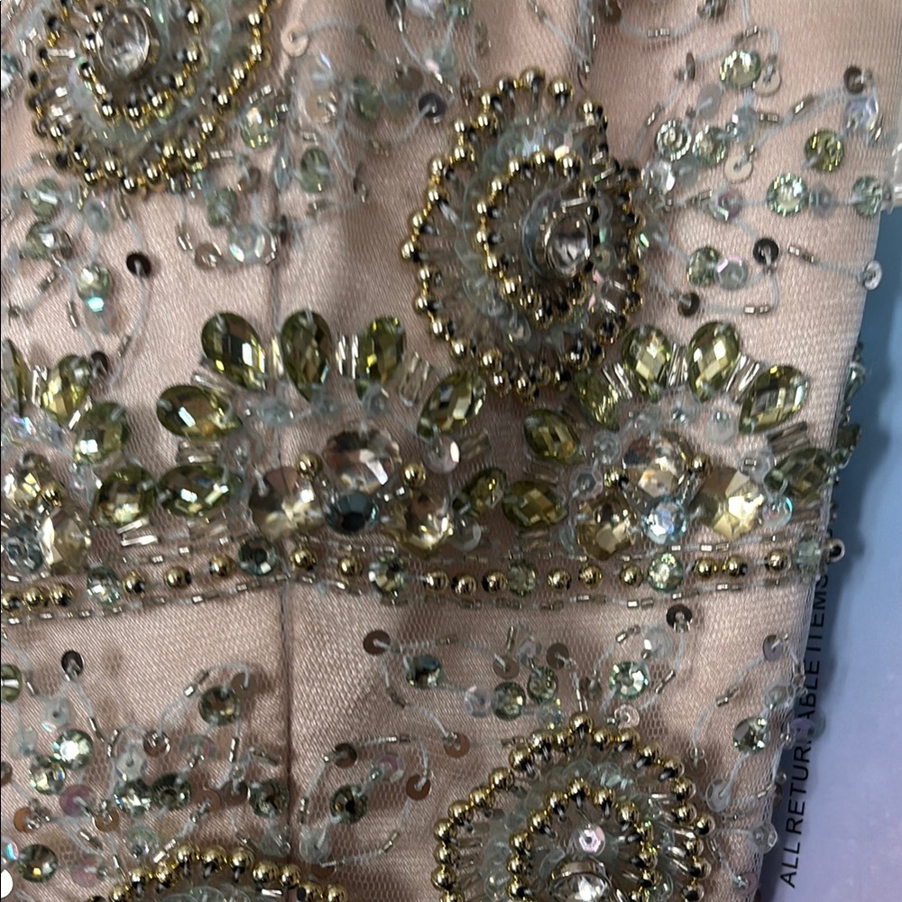 Elegant Blue Evening Gown - Picture 4 of 4